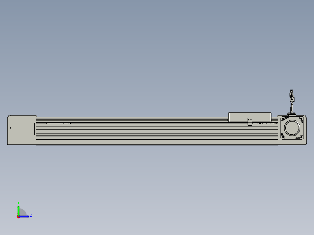 威洛博直线电机模组EB8-L200-S650-R-P75-MS3左视图