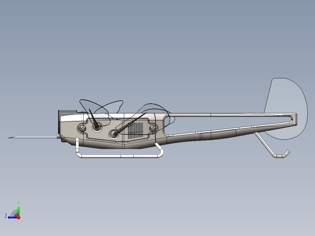 微型（蜻蜓）无人机  SW16右视图