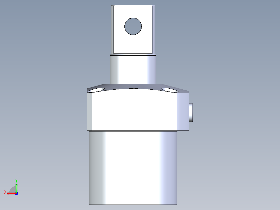 KOSMEKLHA1050-Cx-P_rev1多系列多零件图纸模型后视图