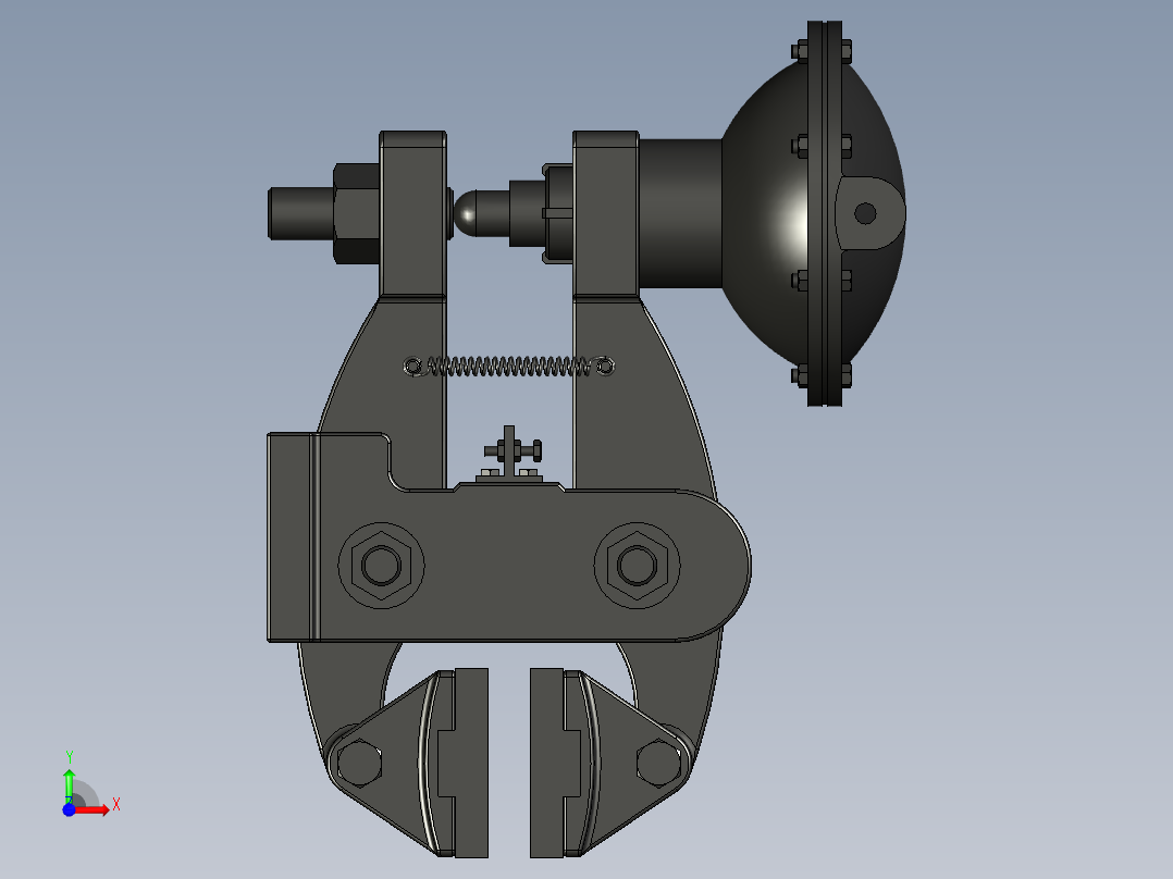 KB5空气驱动制动器_KB5-2前视图
