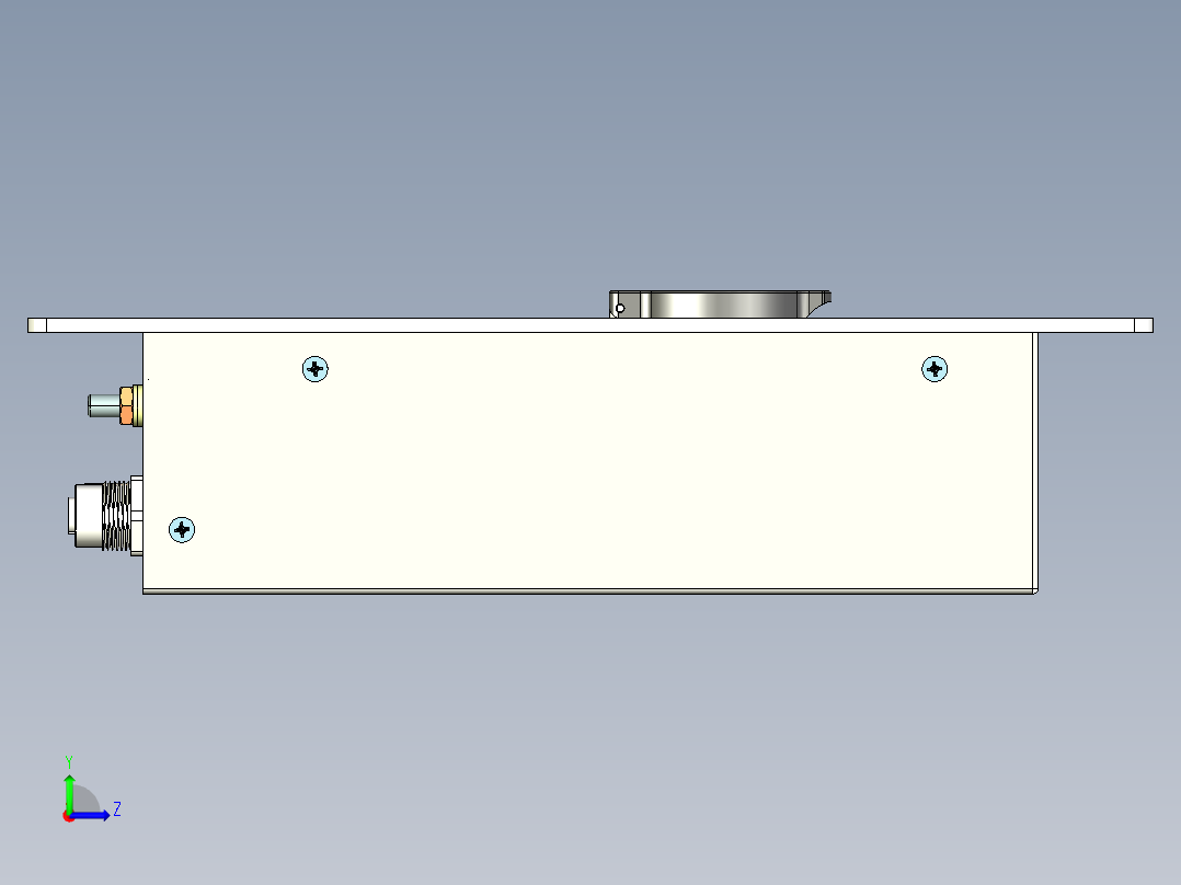 紧急报警装置左视图