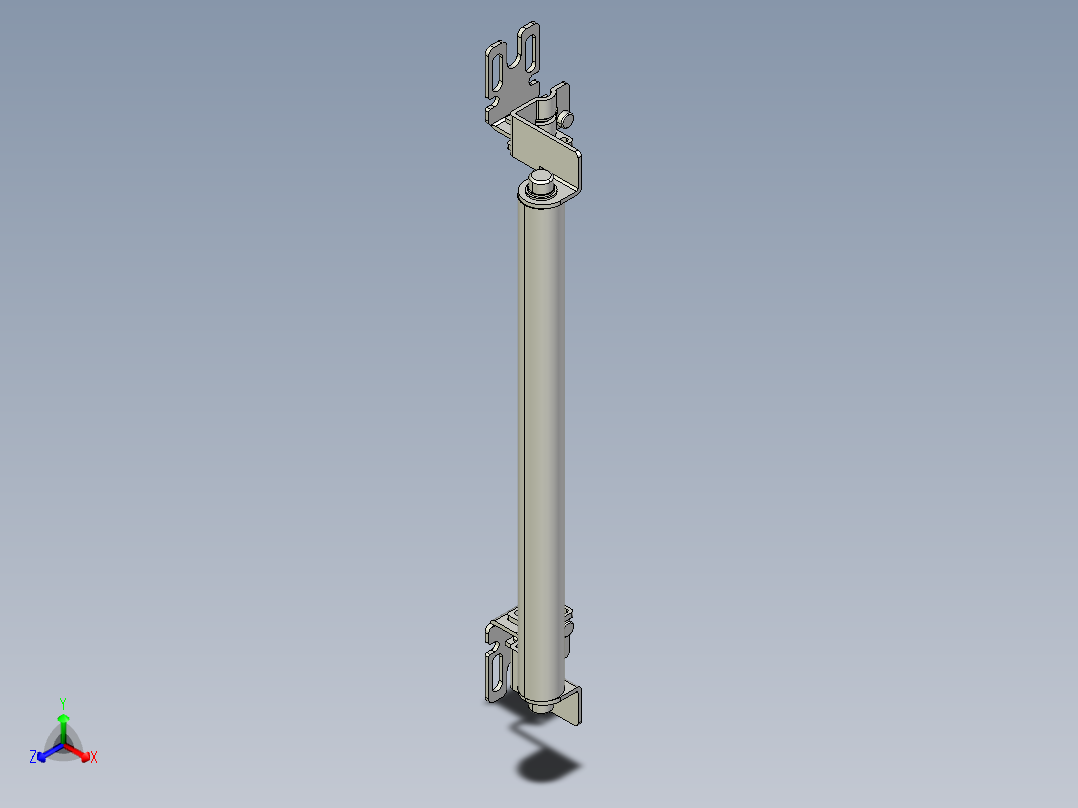 基恩士SL-JB23_side-mount_kc图纸模型正等轴测图