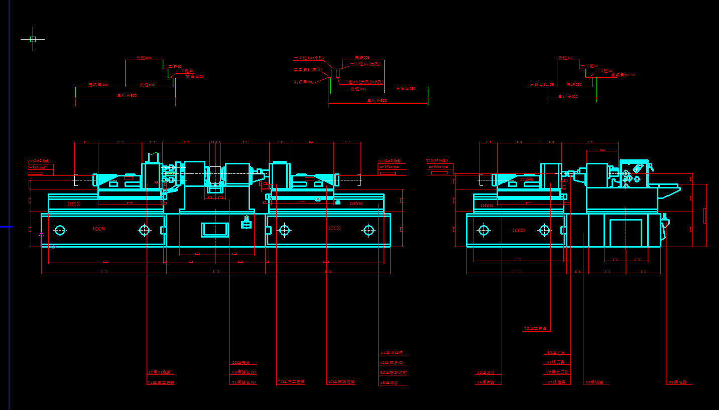 0060-S195柴油机机体三面精镗组合机床总体设计及左主轴箱设计