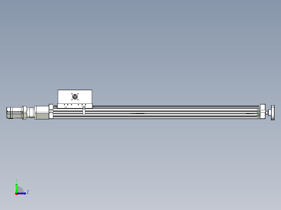 威洛博直线电机模组EB6ZR-L140-S960-RZ575K-Z575K-MS3左视图