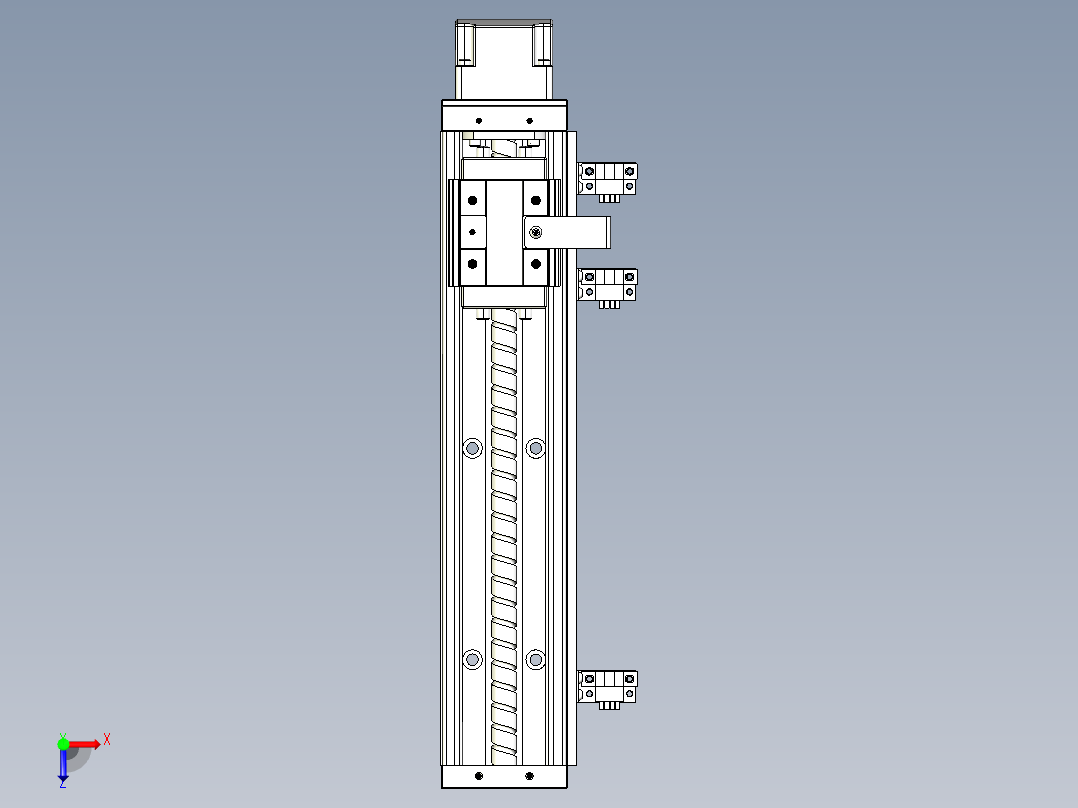钢基模组-TPA-KSR-6005C-300A1-MP-H1S1俯视图