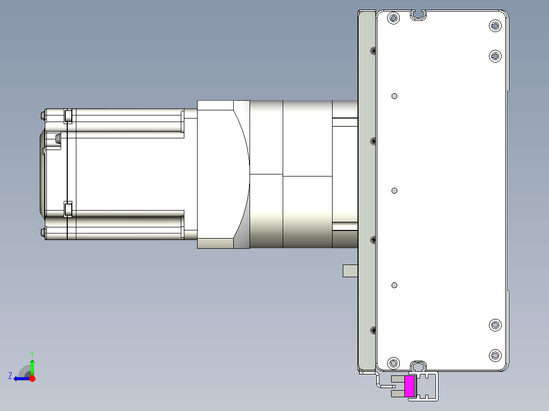 威洛博VG 系列模组VG22-L50π-S3150-BC-ZP75B-C3-K右视图