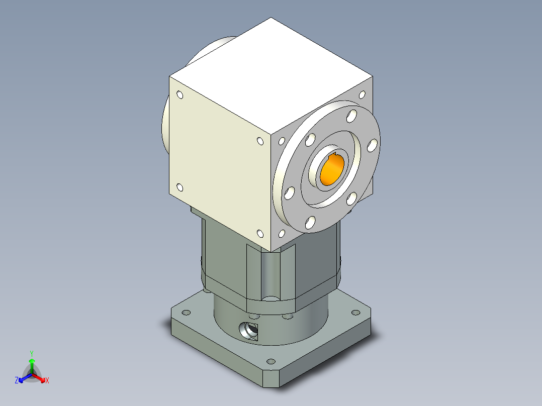 换向器PW170双孔 PLX142-L1 35-114.3-200-M12.stp主视图