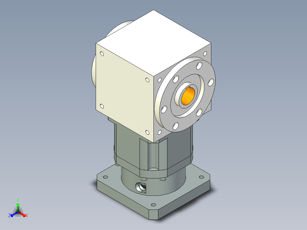 换向器PW170双孔 PLX142-L1 35-114.3-200-M12.stp正等轴测图