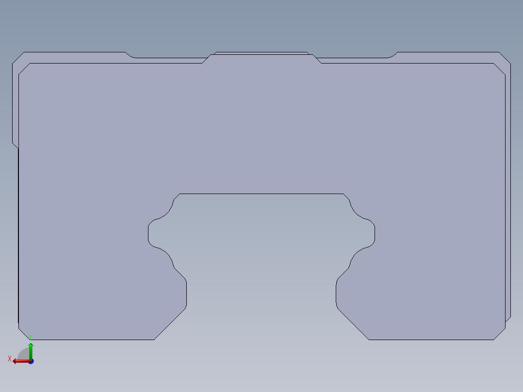 上银直线滑轨-HGH20CA 滑块后视图