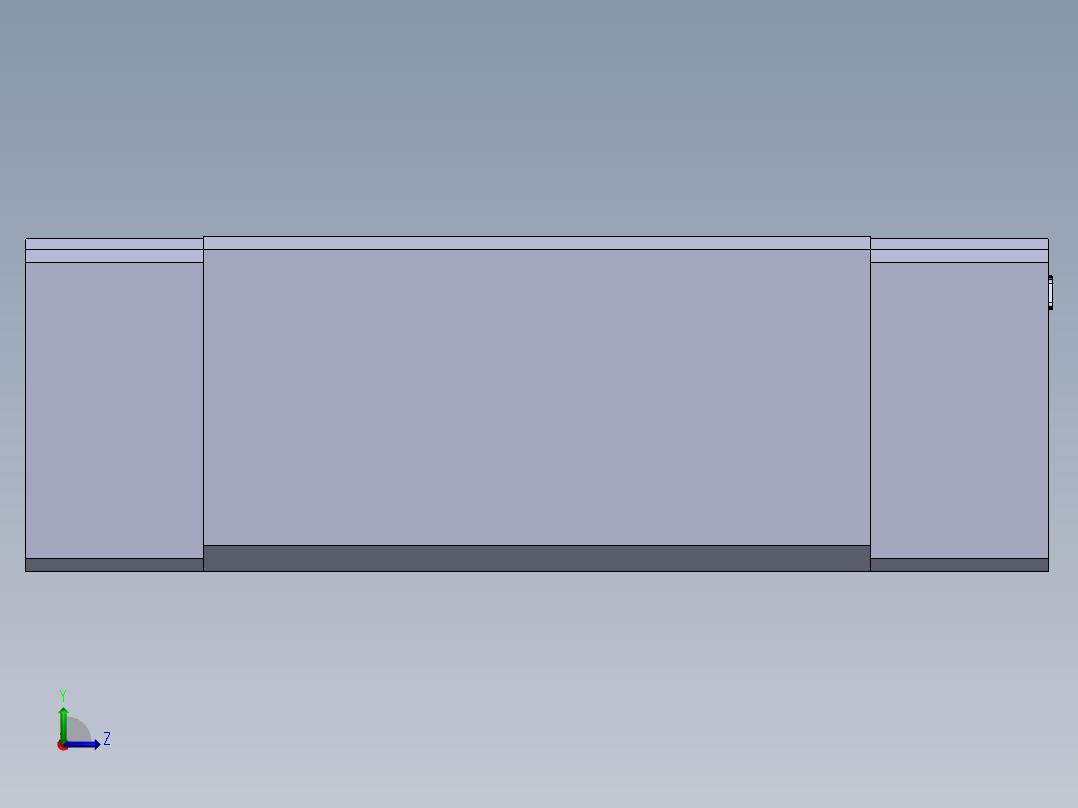 上银直线滑轨-HGH20CA 滑块左视图