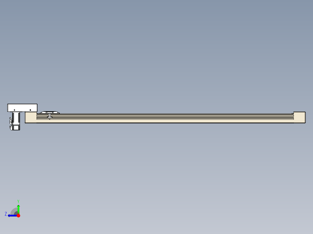 同步带全封闭直线模组TPA-HCB-65S-90-L1150-M-Y-P10-N3右视图