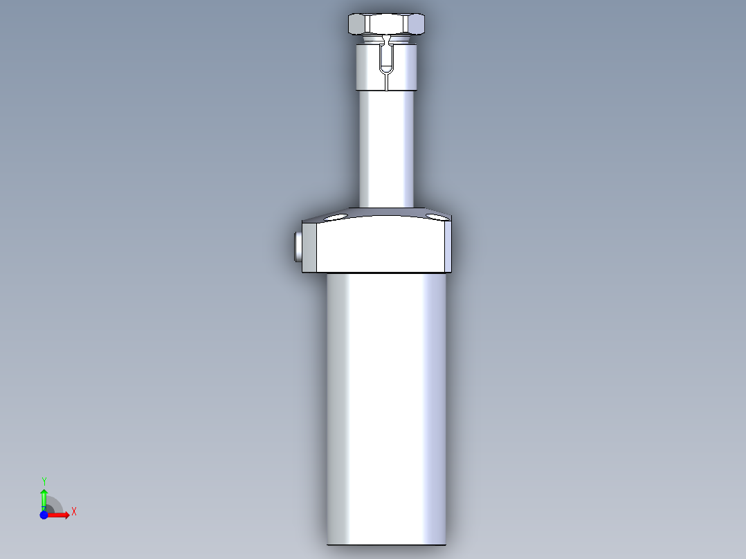 KOSMEKLHA0550-CR-Q40多系列多零件图纸模型前视图