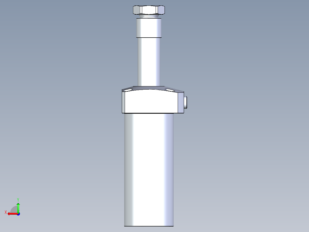 KOSMEKLHA0550-CR-Q40多系列多零件图纸模型后视图