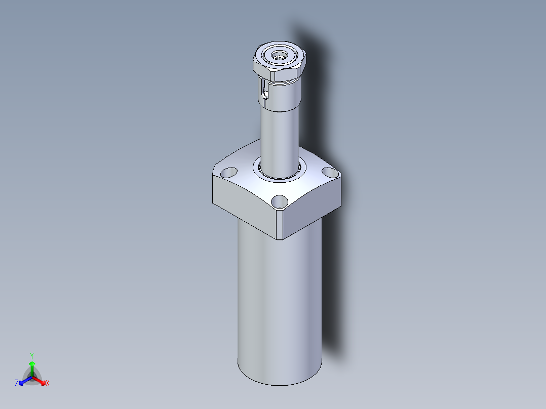 KOSMEKLHA0550-CR-Q40多系列多零件图纸模型正等轴测图