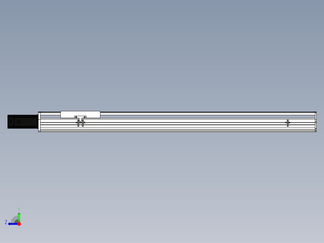 Toyo东佑达直线模组-ETH22-1200-BC-750W+煞車右视图