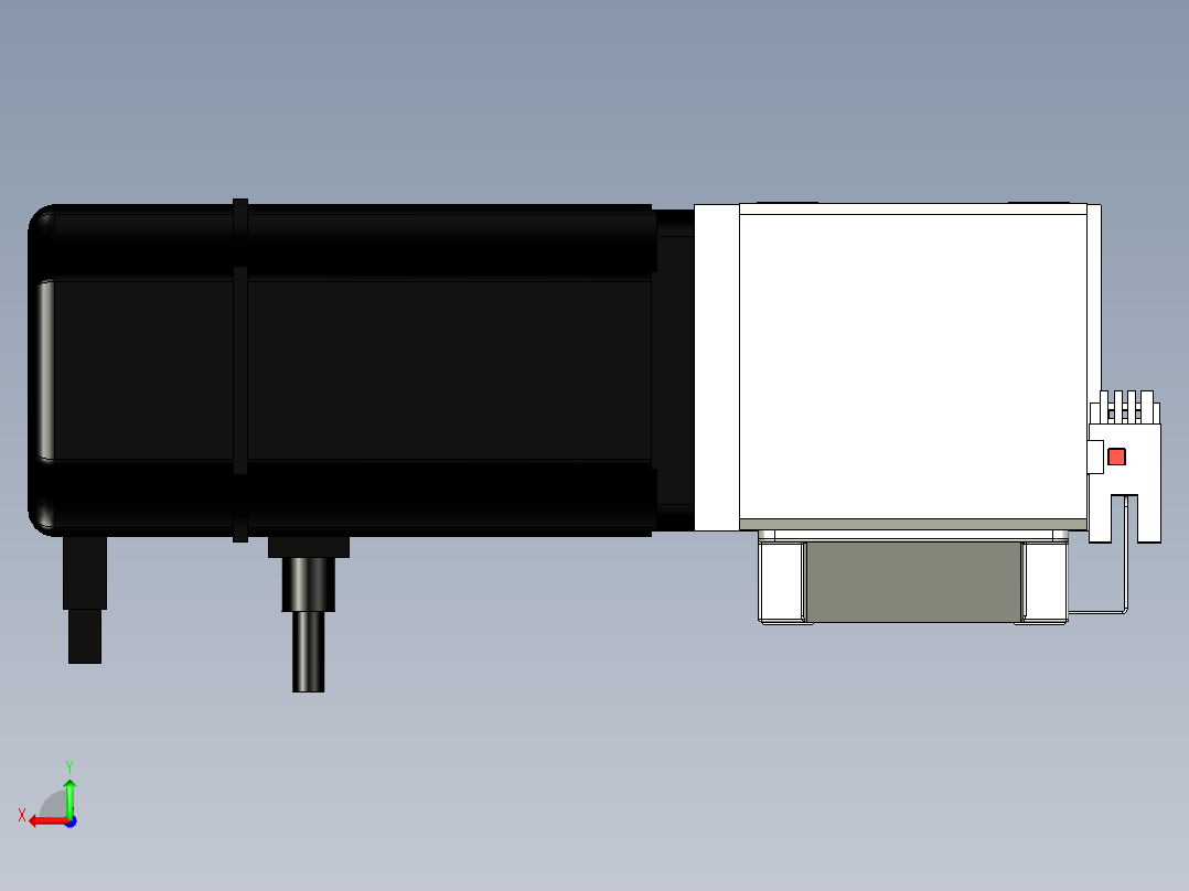 Toyo东佑达直线模组-M65M-X78-1020-R-M40-C4后视图