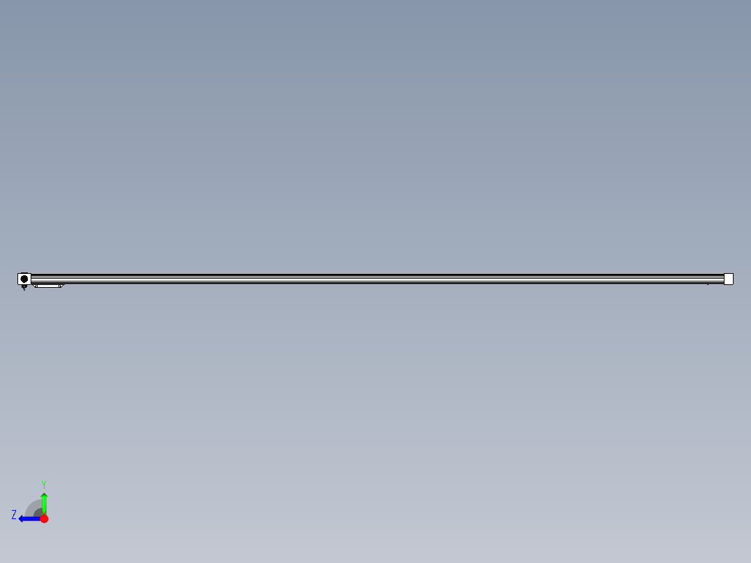 Toyo东佑达直线模组-M65M-X78-3600-L-P40-C4右视图