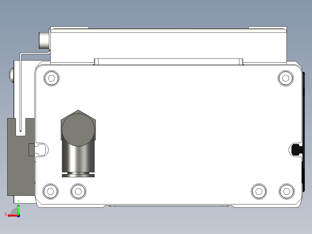 Toyo东佑达直线模组-ECB14-2800-R后视图
