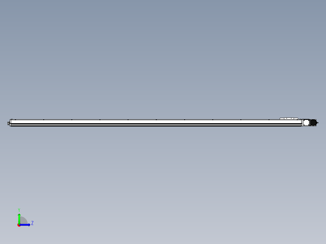Toyo东佑达直线模组-ECB14-2800-R左视图