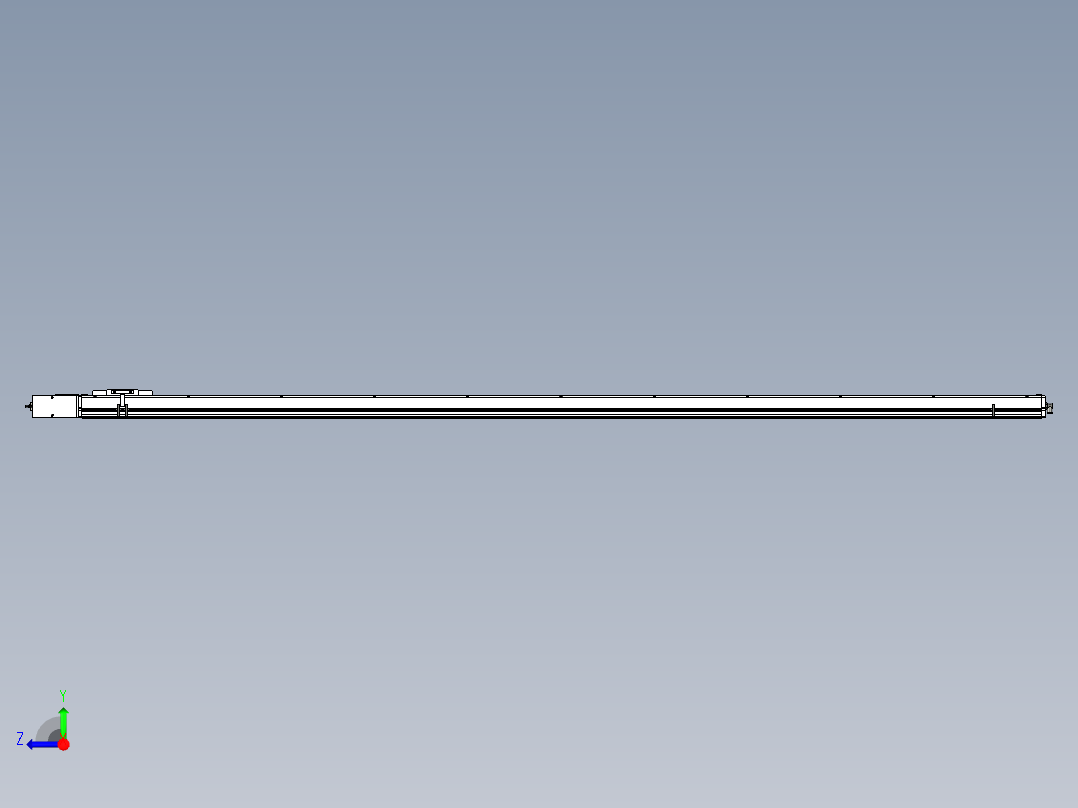 Toyo东佑达直线模组-ECB14-2800-R右视图
