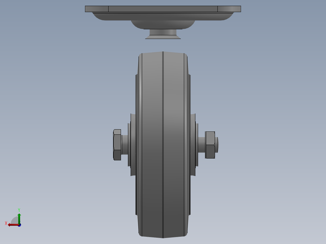 科顺脚轮Colson-1_03356_441后视图
