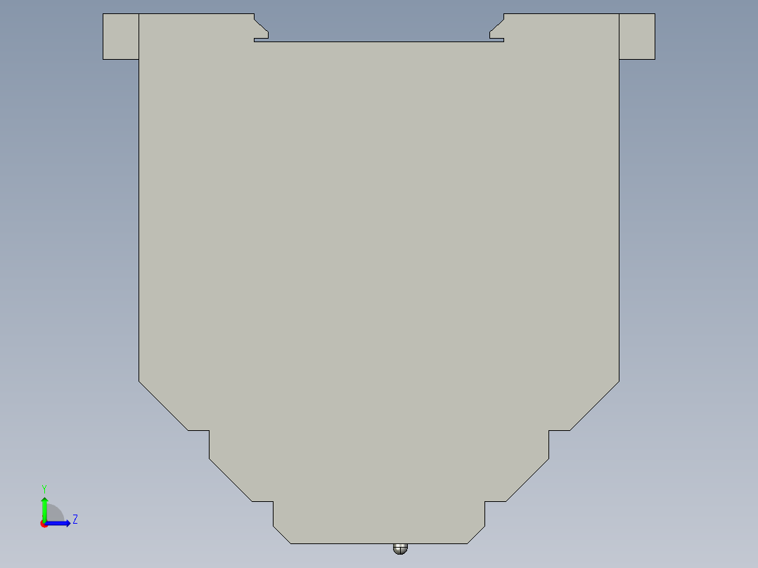 基恩士ES-12AC_kc图纸模型左视图