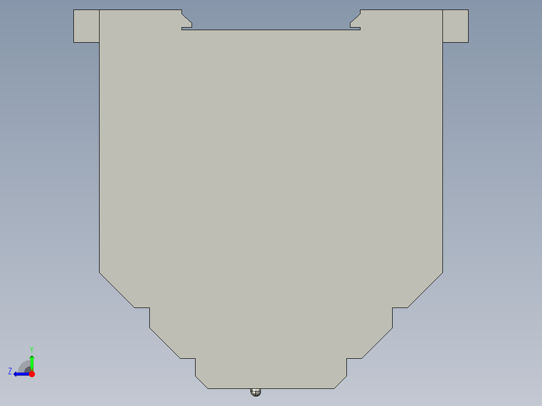 基恩士ES-12AC_kc图纸模型右视图