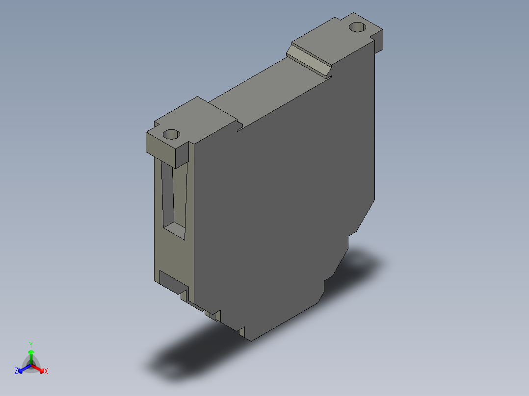 基恩士ES-12AC_kc图纸模型正等轴测图