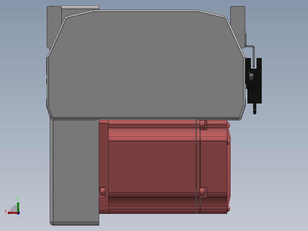 精密模组MT170-L125-100-RD-M75-C4后视图