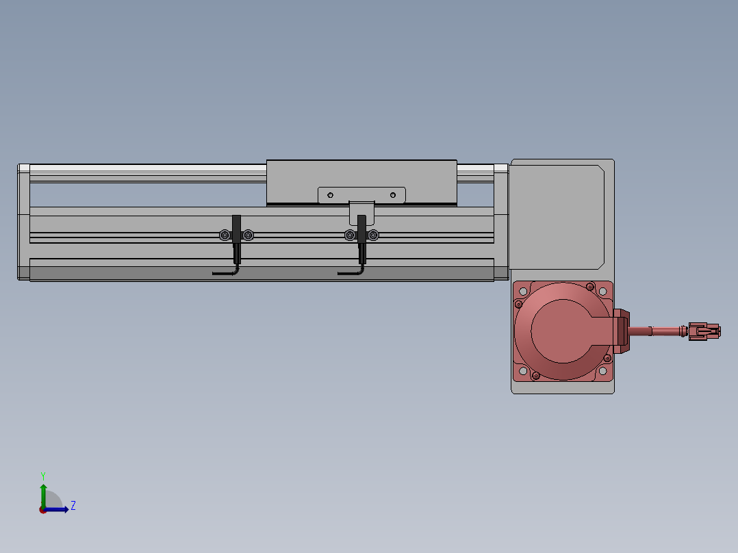 精密模组MT170-L125-100-RD-M75-C4左视图