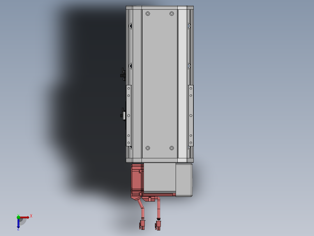 精密模组MT170-L125-100-RD-M75-C4俯视图