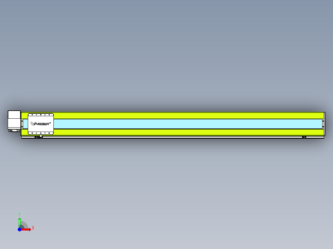 威洛博VBC同步带传动一无尘环境VBC17-L45-S1850-BRD-ZP75-C3前视图