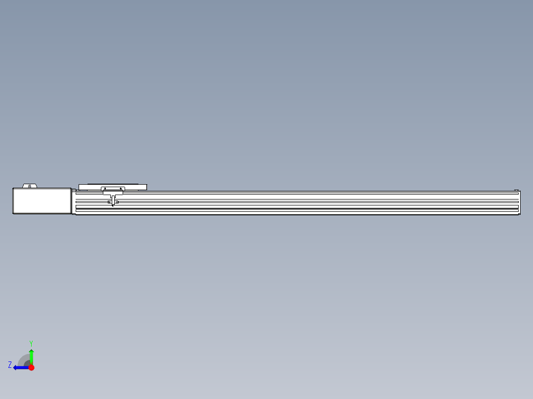 同步带全封闭直线模组TPA-HCB-120D-90-L900-MR-Y-P40-N3右视图