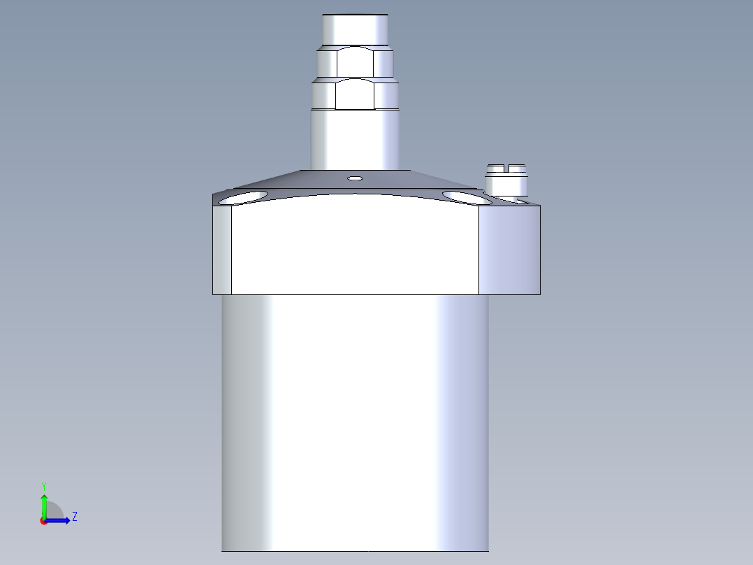 KOSMEKLC0752-SxM-E多系列多零件图纸模型左视图