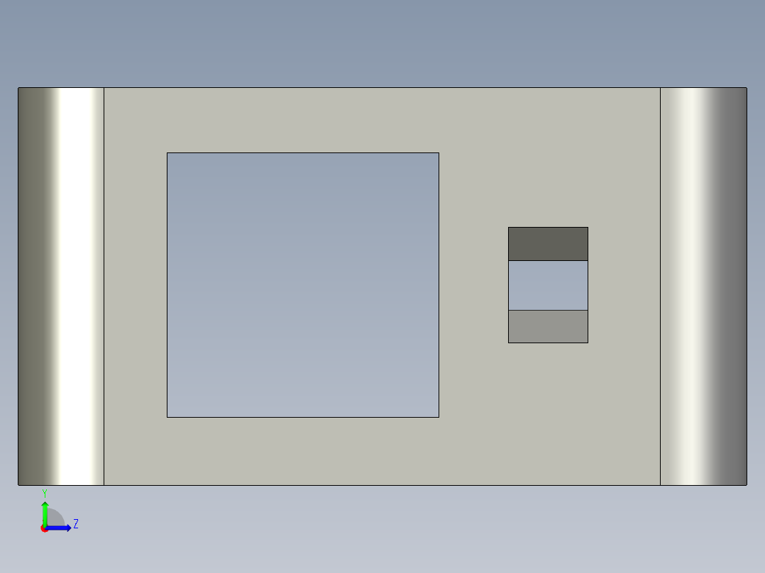 基恩士LV-H41slit_kc图纸模型左视图