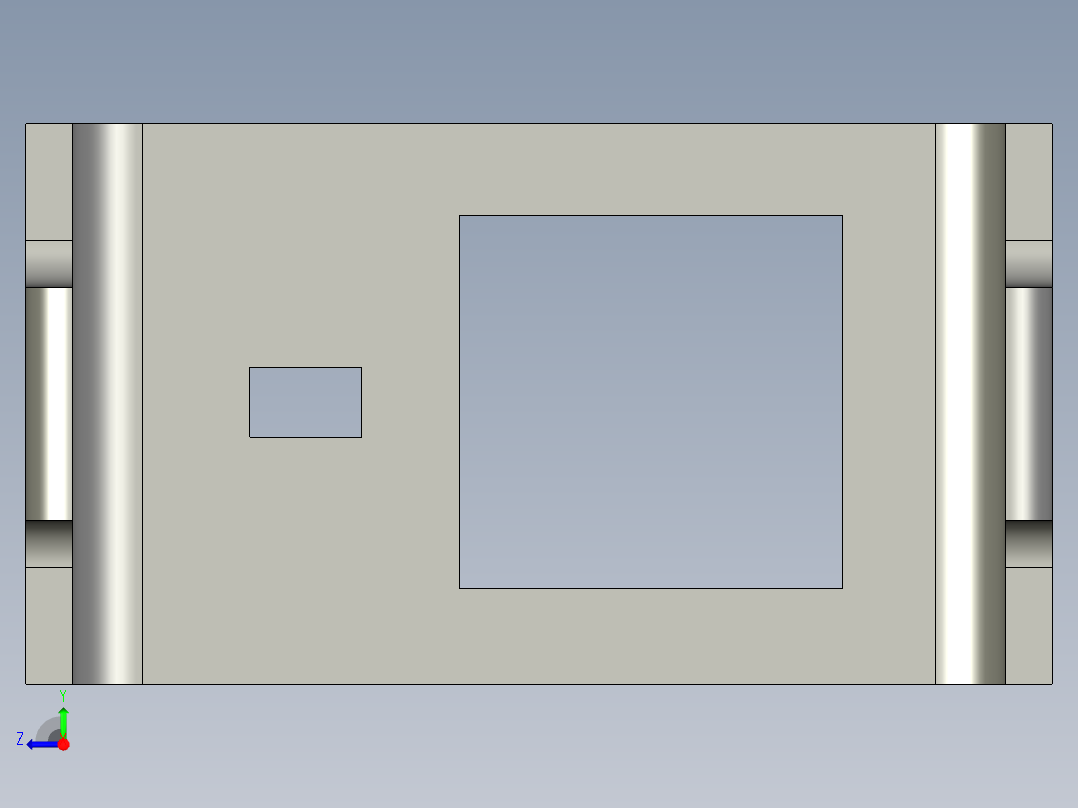 基恩士LV-H41slit_kc图纸模型右视图