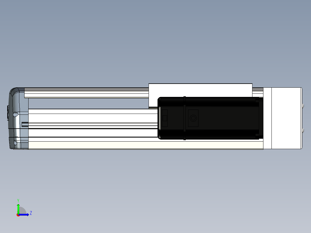 Toyo东佑达直线模组-ETH17-150-BR-M40B左视图