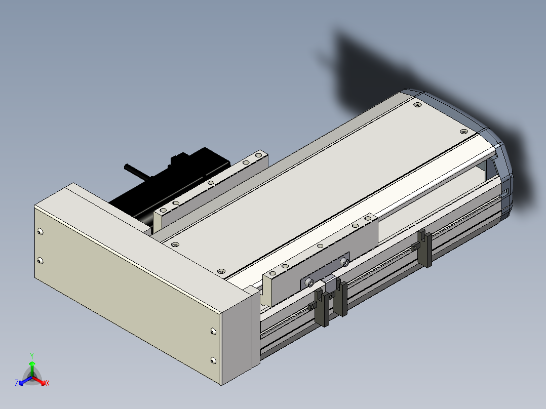 Toyo东佑达直线模组-ETH17-150-BR-M40B正等轴测图