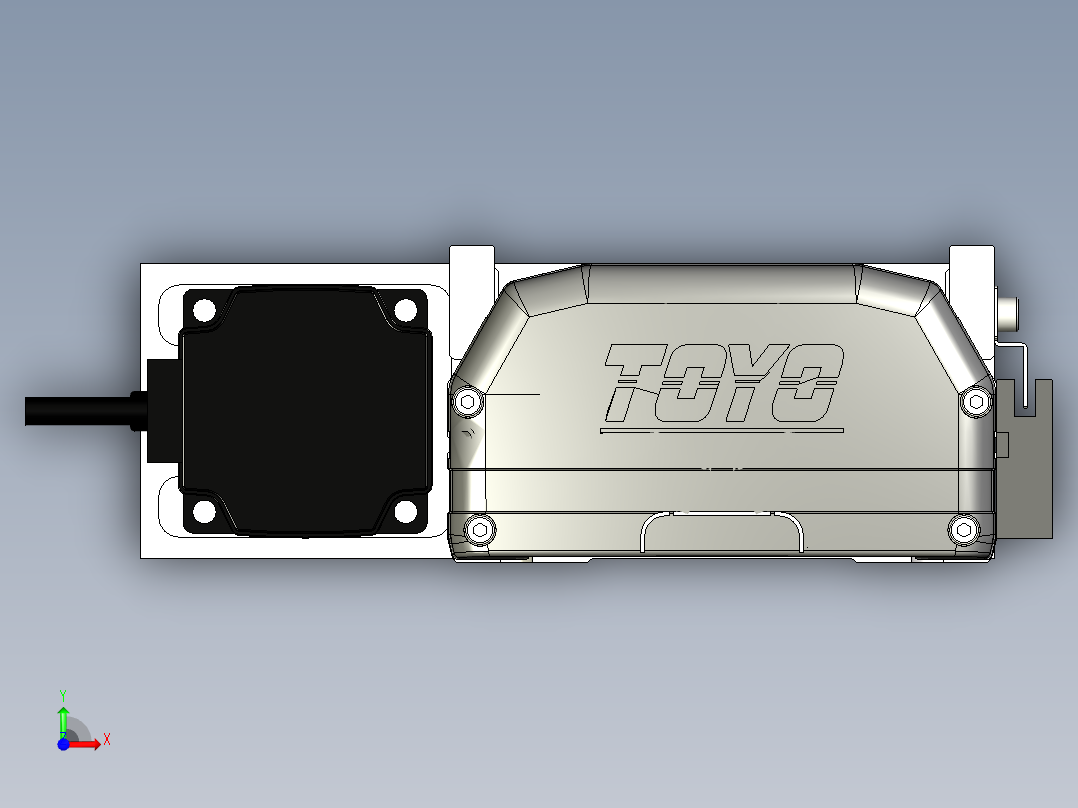 Toyo东佑达直线模组-ETH13-550-BL-200W+煞車前视图
