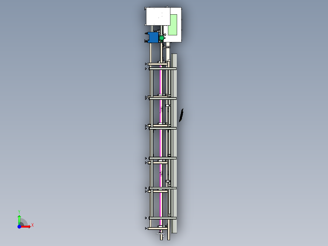 51-8套 切管机3D图前视图