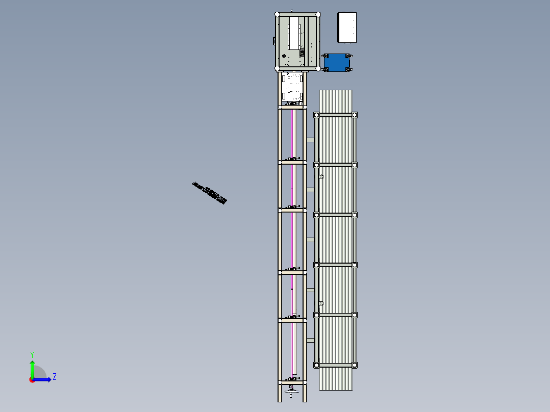 51-8套 切管机3D图左视图