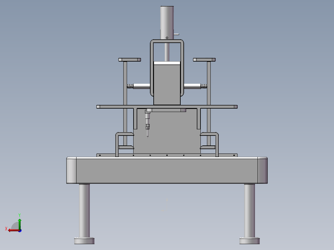 纸张整理打孔后视图