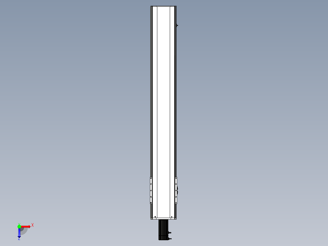 Toyo东佑达直线模组-ETH22-1400-BC-750W+煞車俯视图
