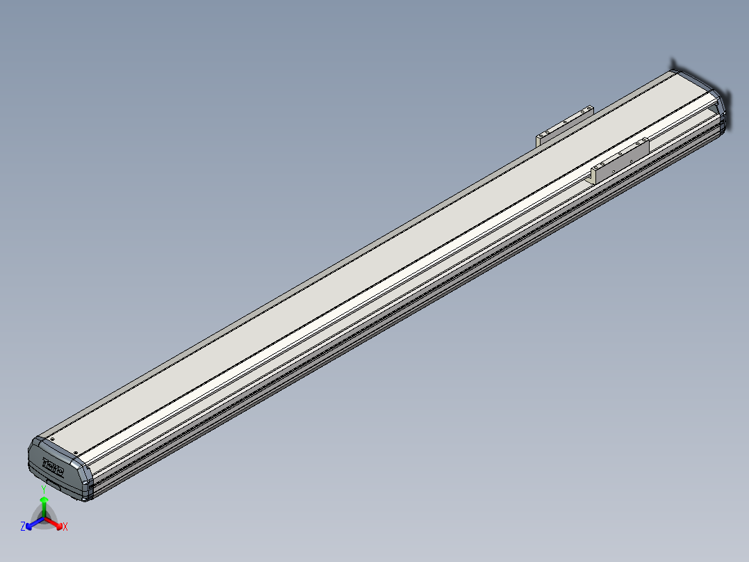 Toyo东佑达直线模组-ETH17-1400-M40B-C4正等轴测图
