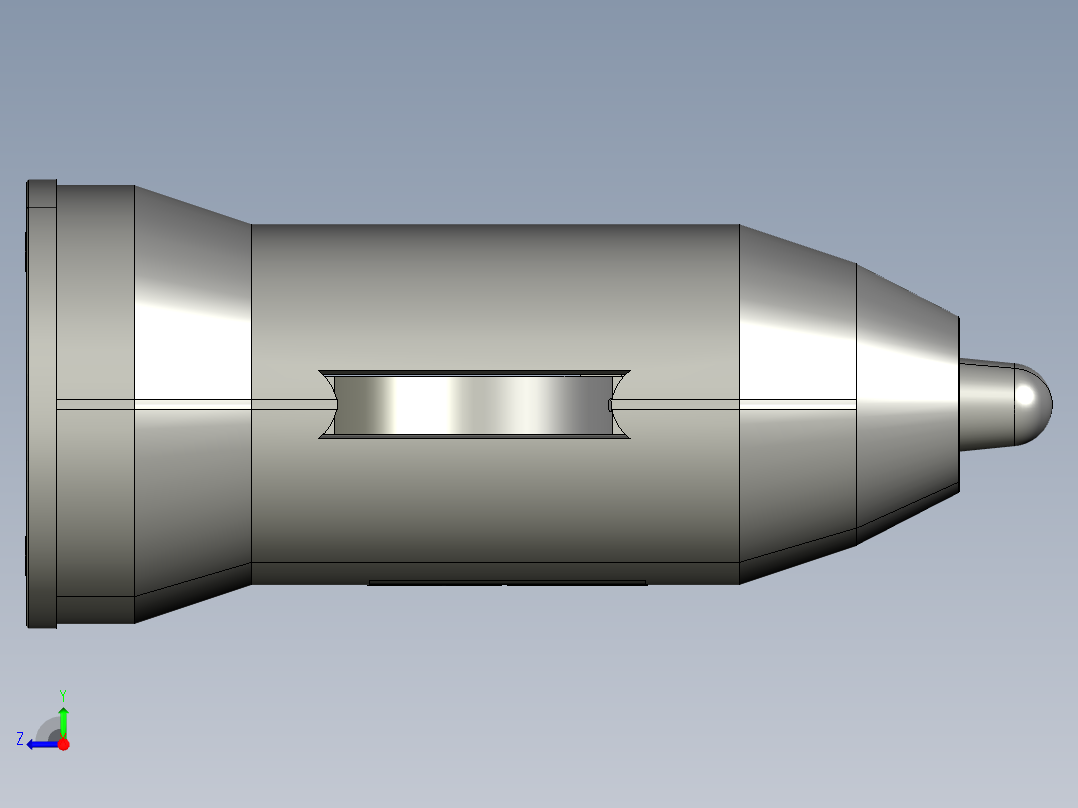 Usb车载充电器右视图