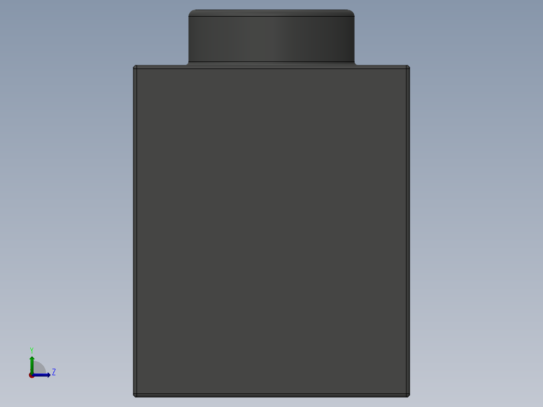 乐高机械组积木（横梁）-4200025 - 3895 Old Dark Grey Technic Brick 1 x 12 with Holes左视图