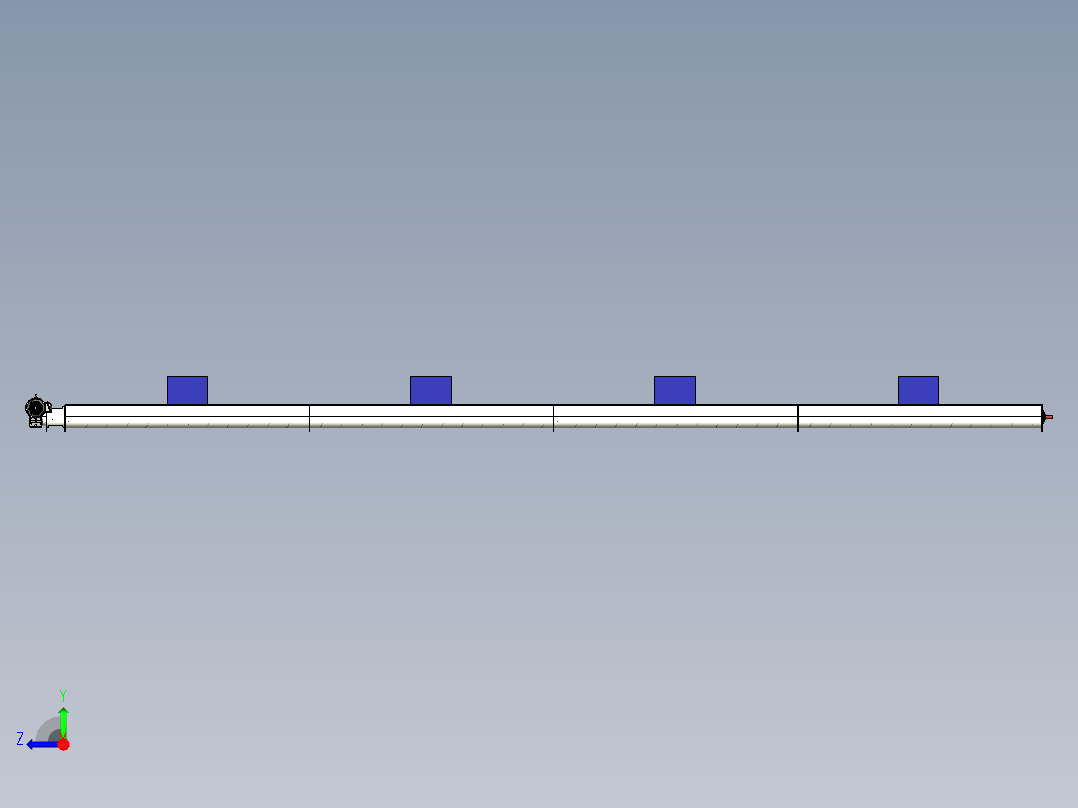 螺旋输送机右视图
