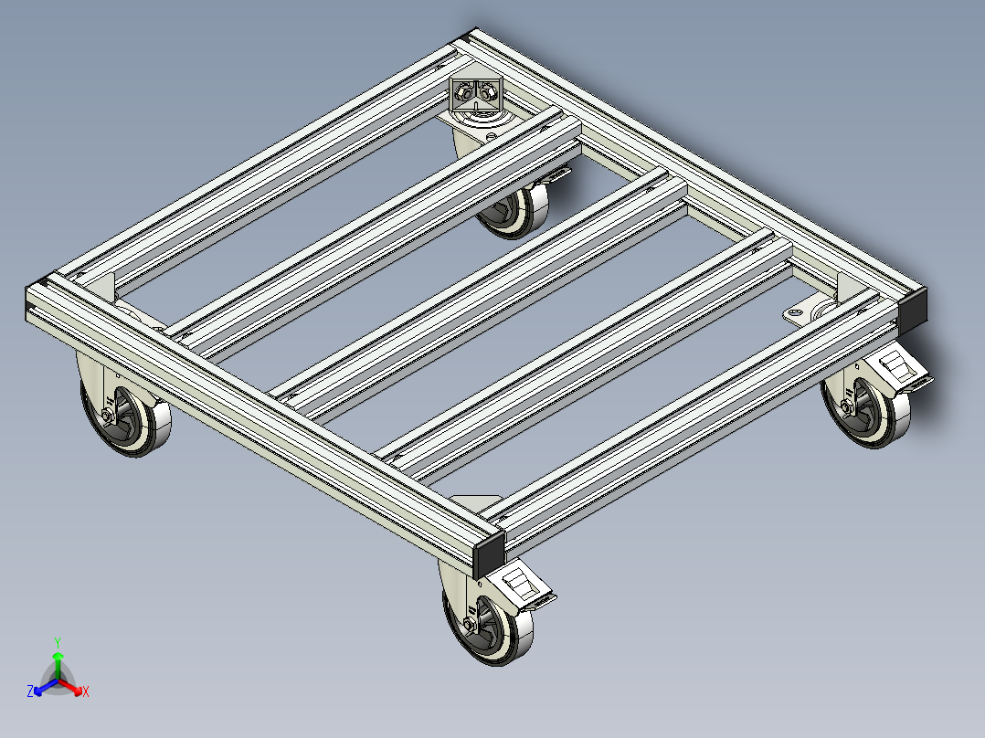 型材-KJN DOLLEY TRUCK 600DOLLY主视图