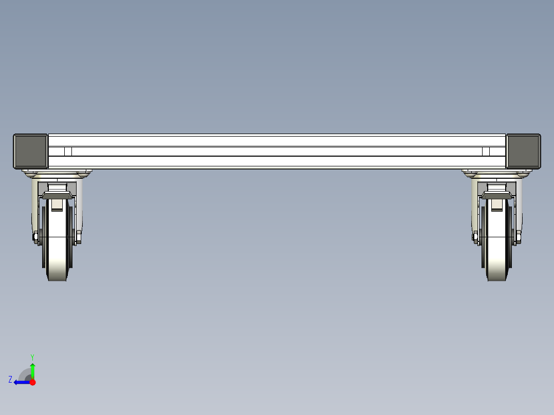 型材-KJN DOLLEY TRUCK 600DOLLY右视图