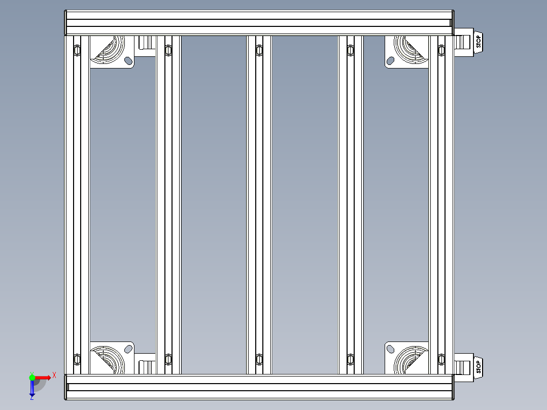 型材-KJN DOLLEY TRUCK 600DOLLY俯视图